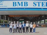 BMB Steel tổ chức factory tour cho thực tập sinh tài năng