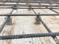 Method for single-layer slab reinforcement arrangement