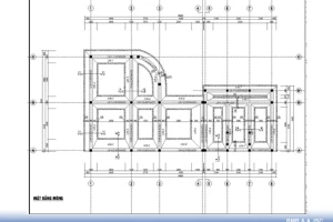 Standards for strip foundation drawings for a two-story house