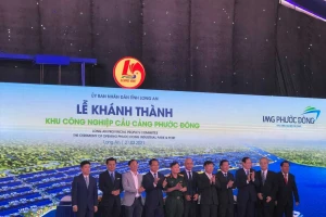 The inaugural ceremony of Phuoc Dong Industrial Park and Port