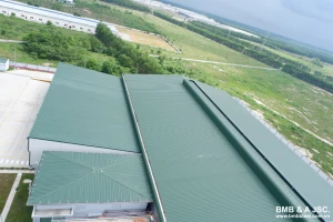The use of color-coated roofing sheets in steel structure construction
