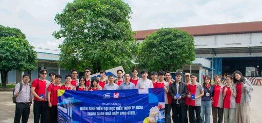 Factory Tour at BMB Steel with University Students from Ho Chi Minh City