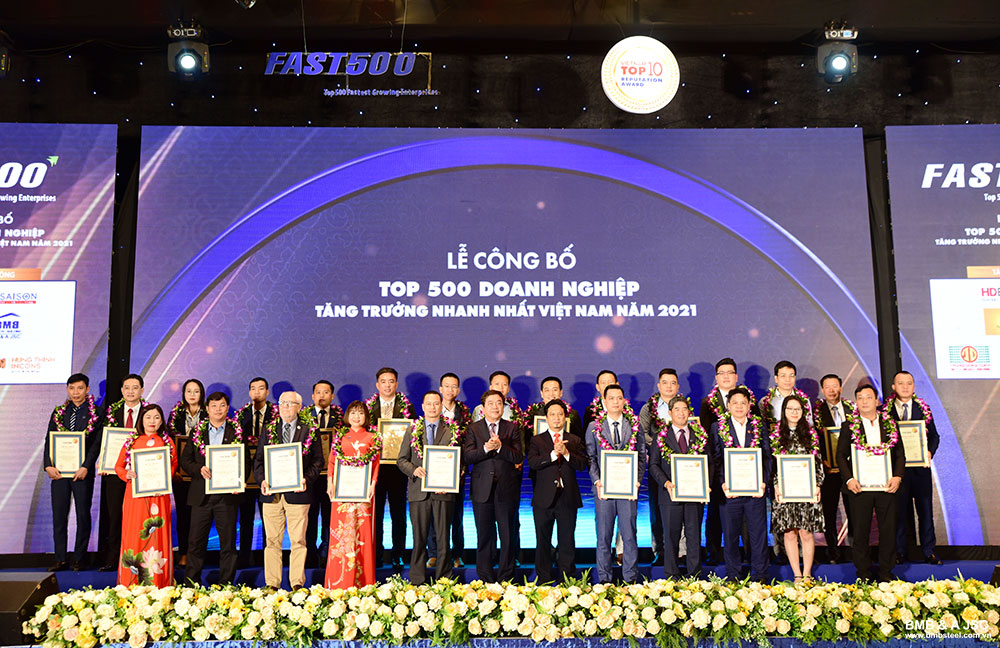 BMB Steel - Vietnam Report unveils 2020 FAST 500 Rankings in Vietnam