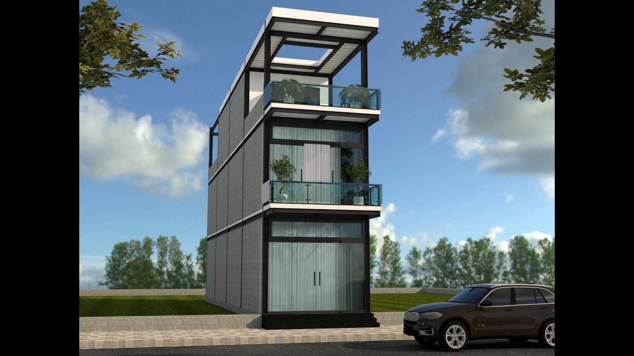 Design model of luxury-level 3 pre-engineered steel building