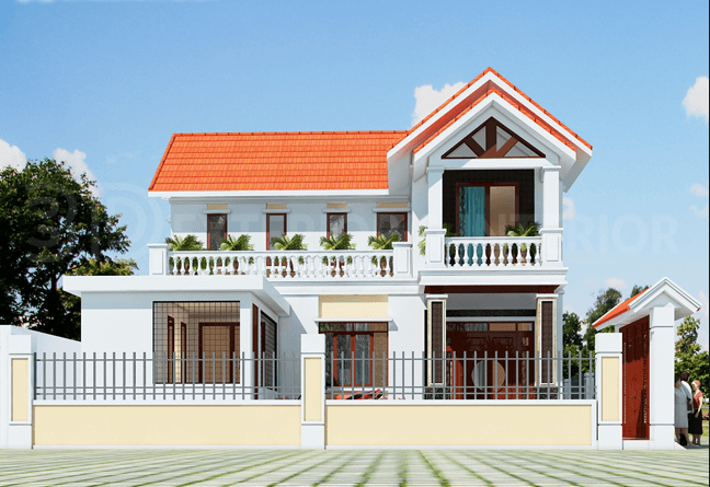 Luxury pre-engineered steel Thai roof house
