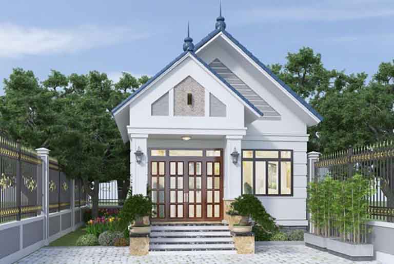 Model of pre-engineered steel Thai roof house with luxurious design