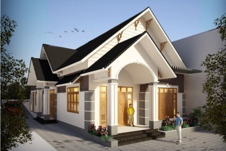 Typical design drawing of Thai roof pre-engineered steel building 1