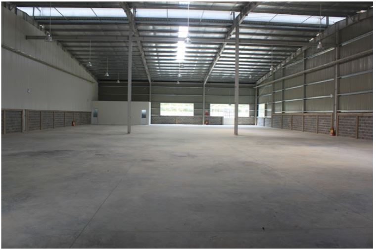 Nhà xưởng tiền chế diện tích 500m2 