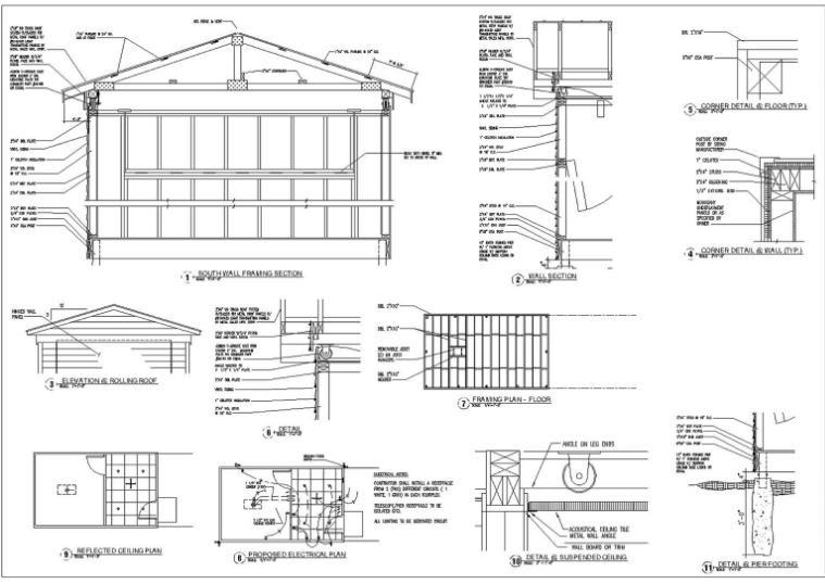  Samples design drawing of some gorgeous civil pre-engineered steel building