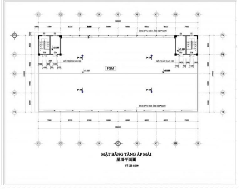 Design drawing of 3-storey pre-engineered factory 4