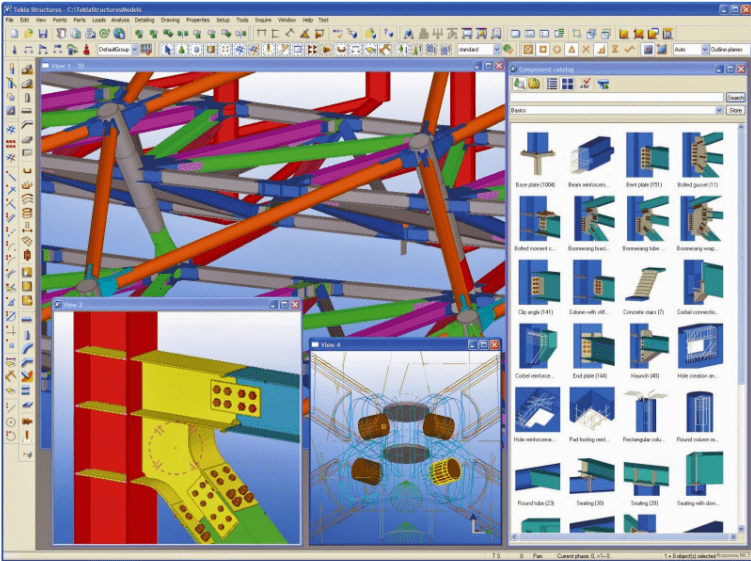 Phần mềm thiết kế kết cấu thép Tekla