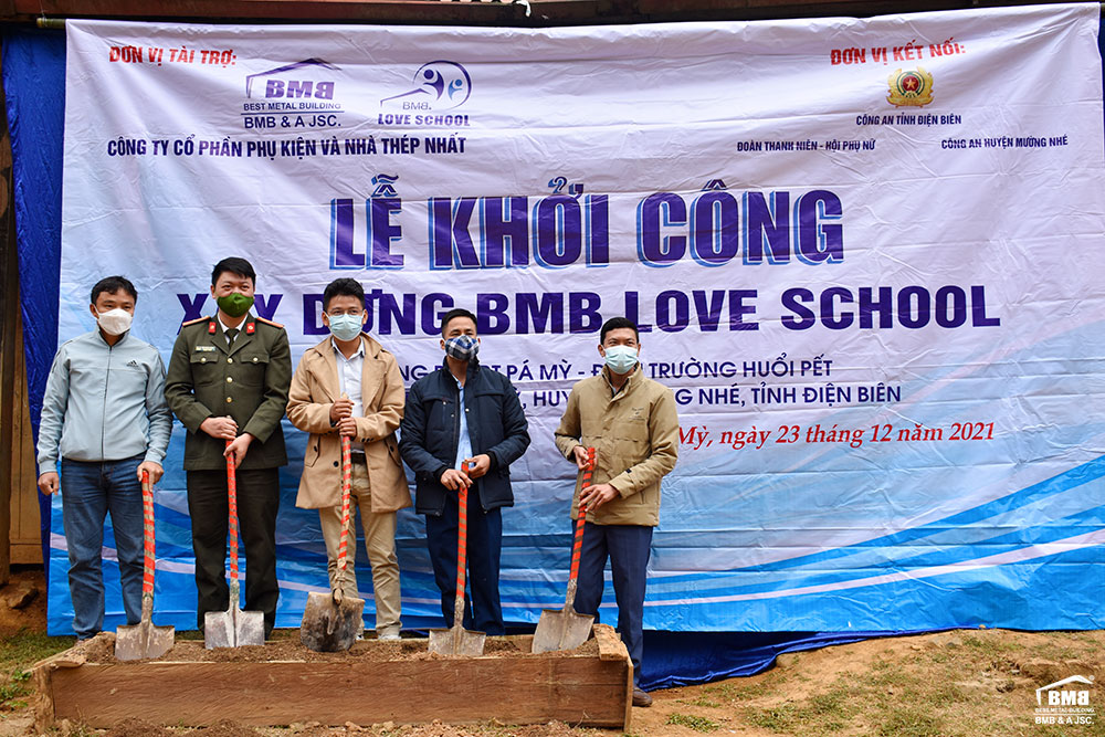 Quỹ BMB Love School đến khảo sát tại xã Pá Mỳ, huyện Mường Nhé, tỉnh Điện Biên