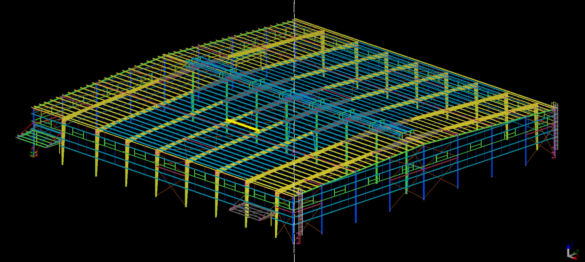 The textile factory drawing