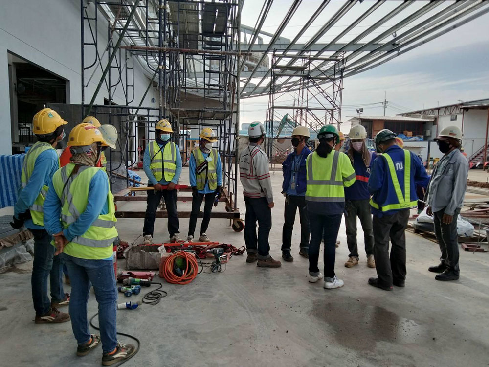 The process of inspection the site of pre-engineered steel buildings