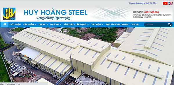Công ty xây dựng Huy Hoàng Steel