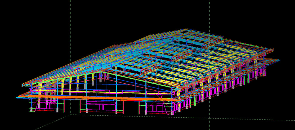 Design drawings to build industrial factories