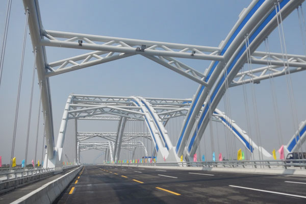 Road and bridge steel structure