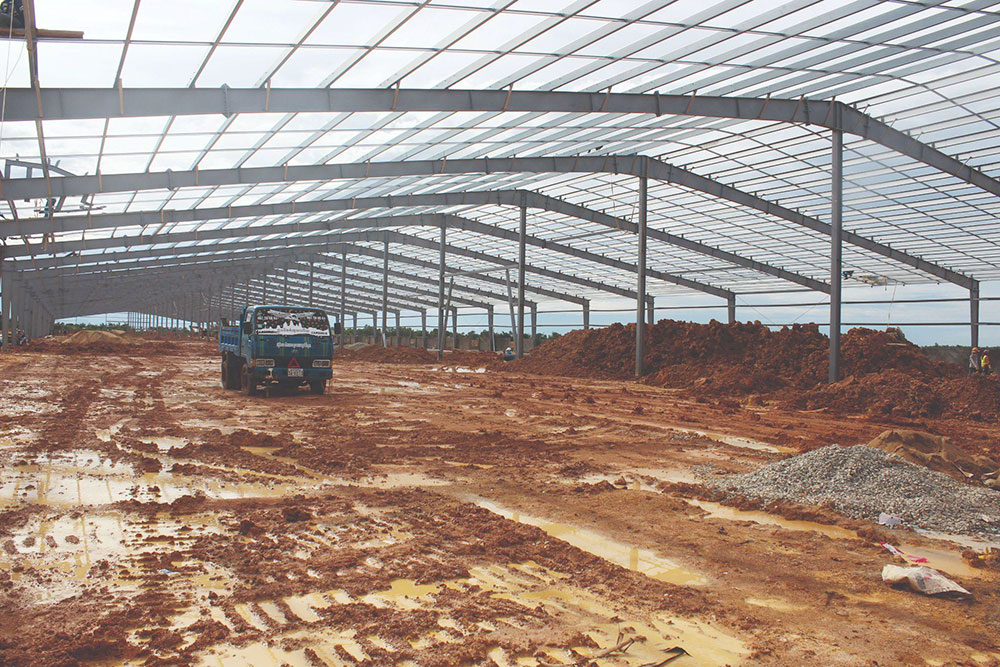 Steel frame buildings are suitable for many types of terrain
