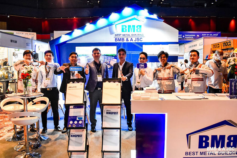 BMB Steel tham dự triển lãm PHILCONSTRUCT Visayas 2022 tại Philippines 