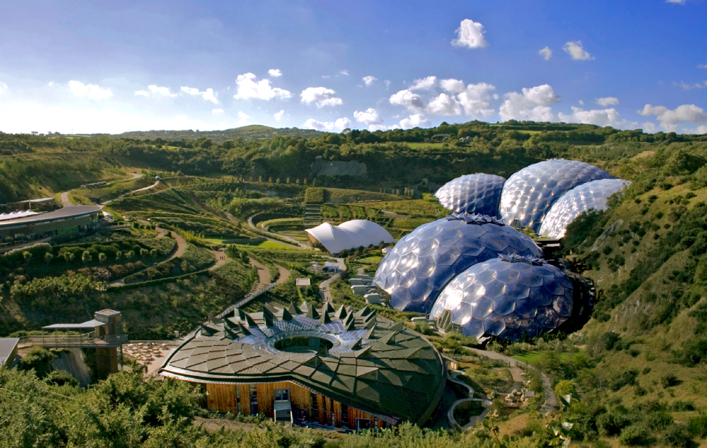 Eden Project greenhouse in the UK
