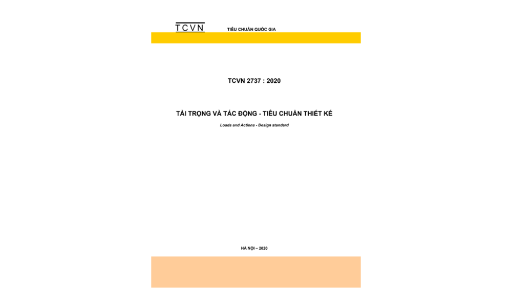 Tiêu chuẩn xây dựng quốc gia Việt Nam - TCVN 2737:2020