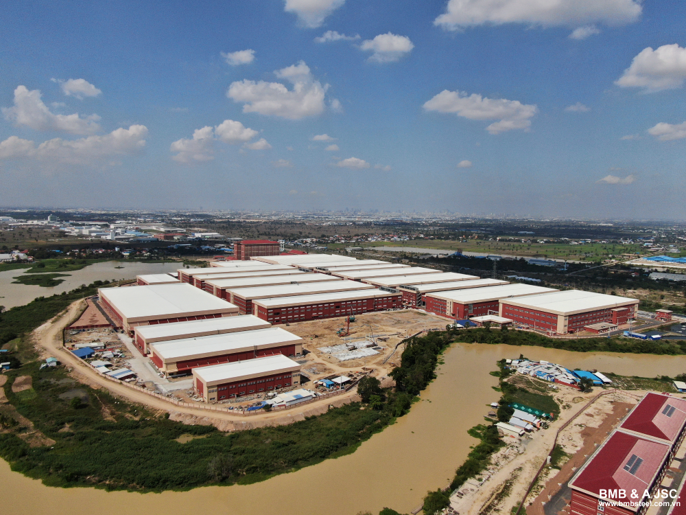 Giant Marvel textile factory