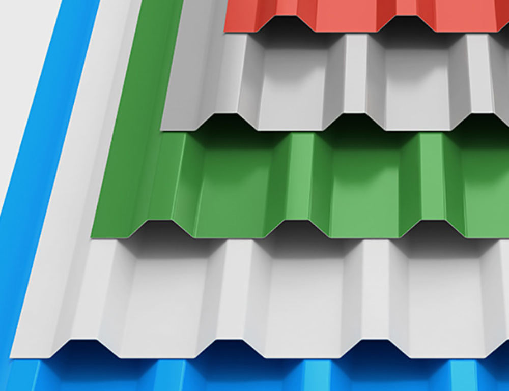 Color-coated roofing sheets