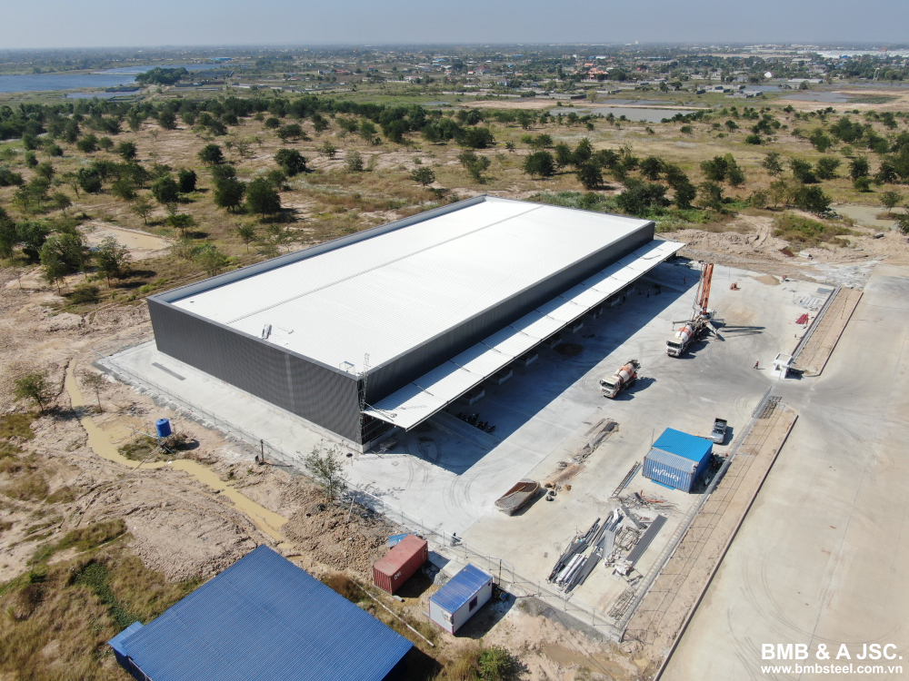 Strong pre-engineered steel building with right choice of steel material