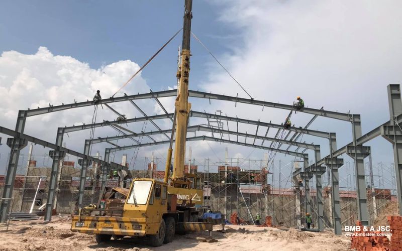 Steel Frame Erection