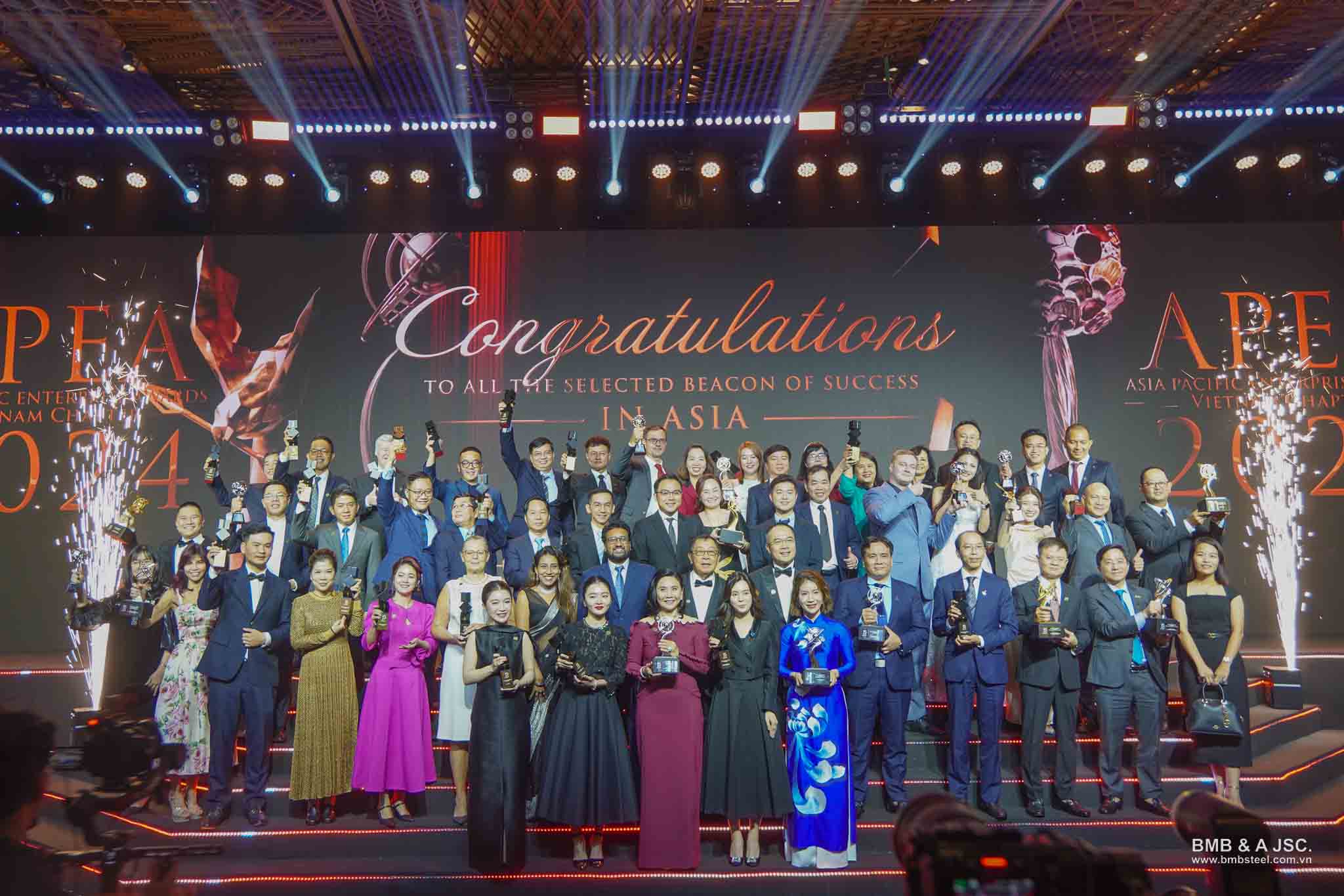 BMB Steel received the Asia Pacific Enterprise Awards 2024