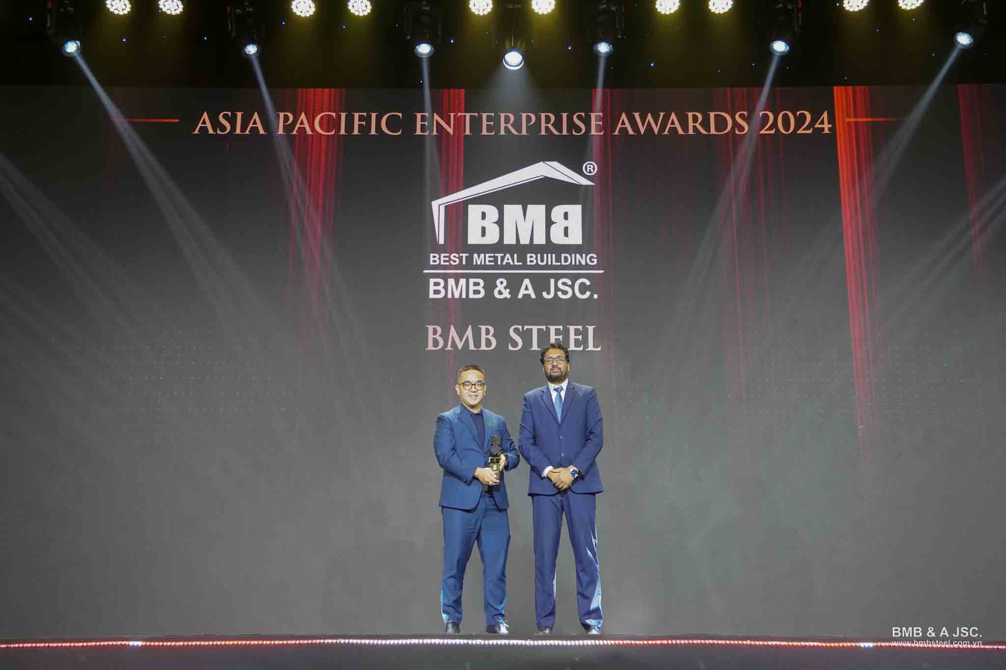 BMB Steel received the Asia Pacific Enterprise Awards 2024