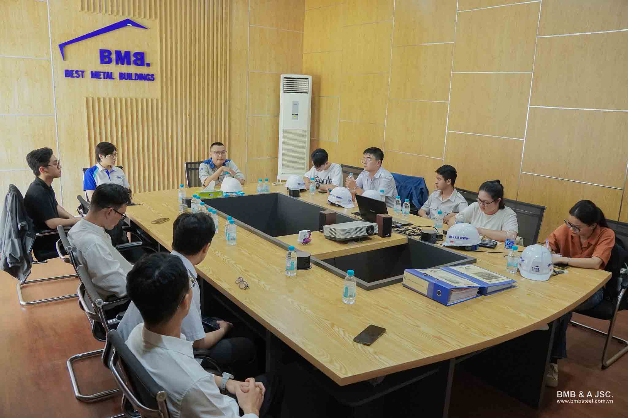 BMB Steel organizes factory tours for talented interns