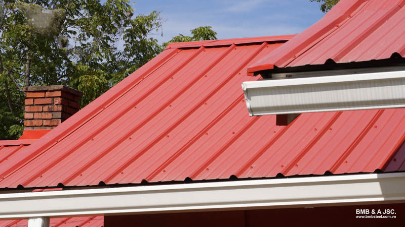 Roof skirts are typically installed on walls, ridges, roof corners