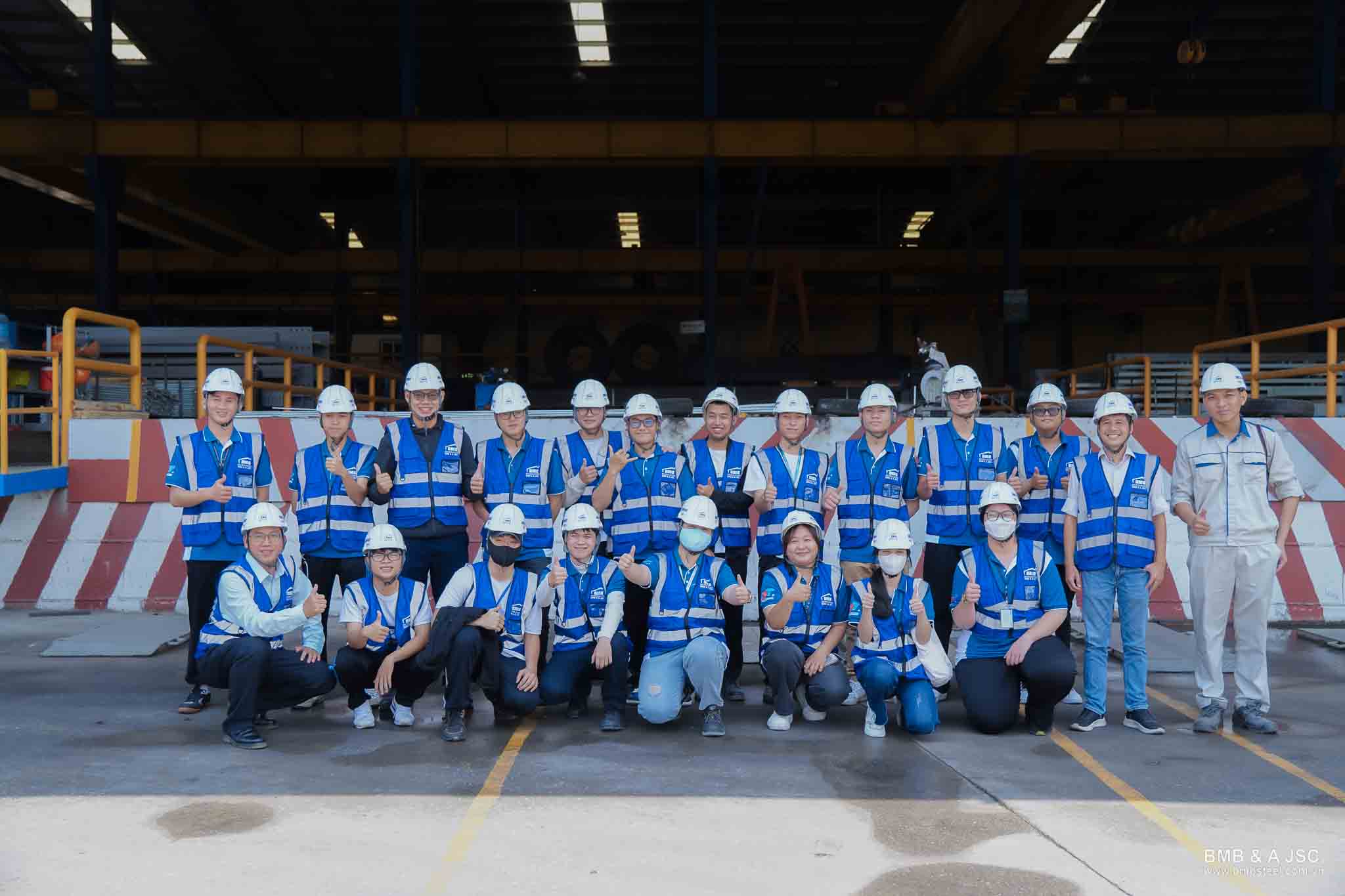 BMB Steel tổ chức Factory Tour cho sinh viên Đại học Tôn Đức Thắng