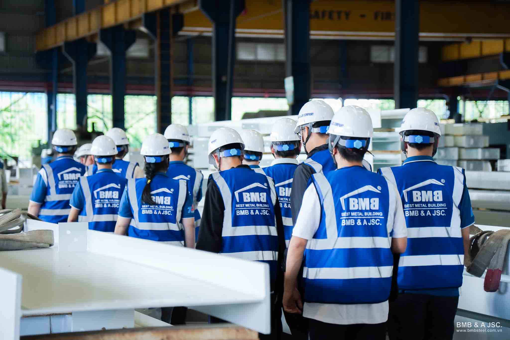BMB Steel tổ chức Factory Tour cho sinh viên Đại học Tôn Đức Thắng