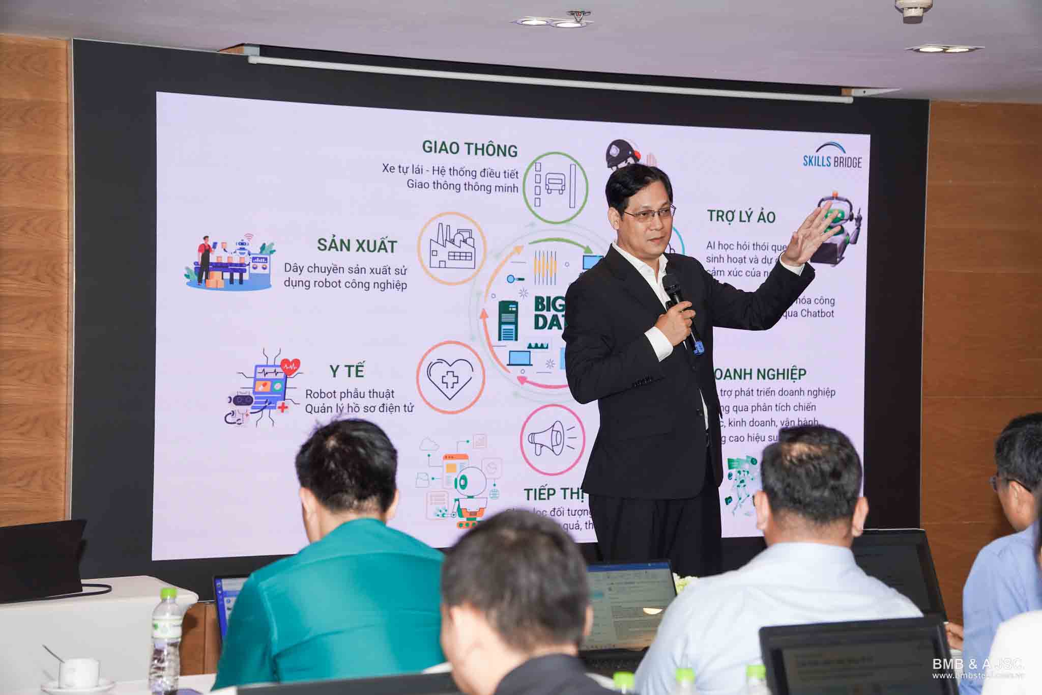 BMB Steel organized AI training for the Management team