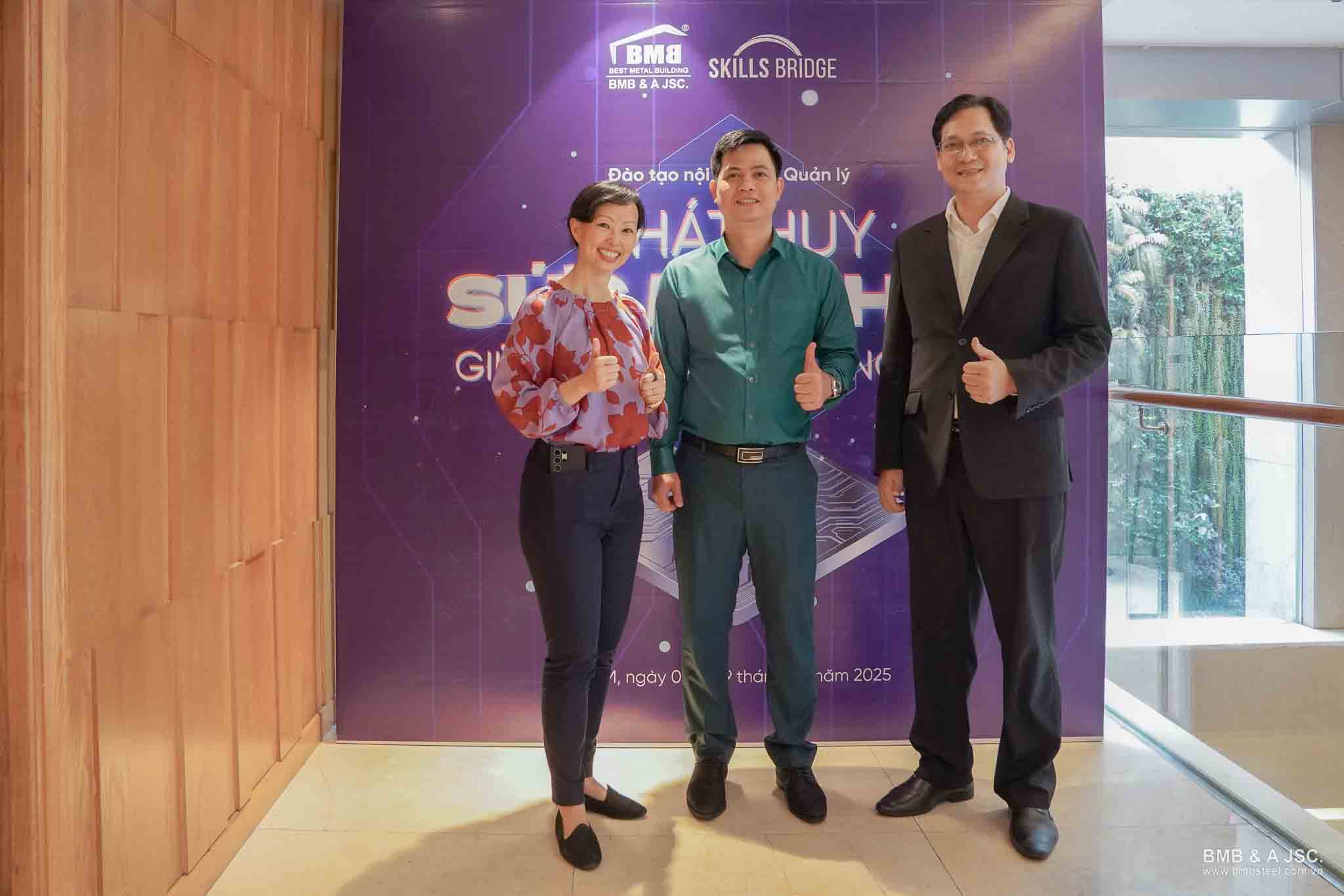 BMB Steel organized AI training for the Management team