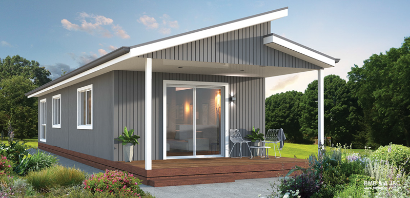 Nhà tiền chế cấp 4 diện tích 90m² hiện đại, thanh lịch