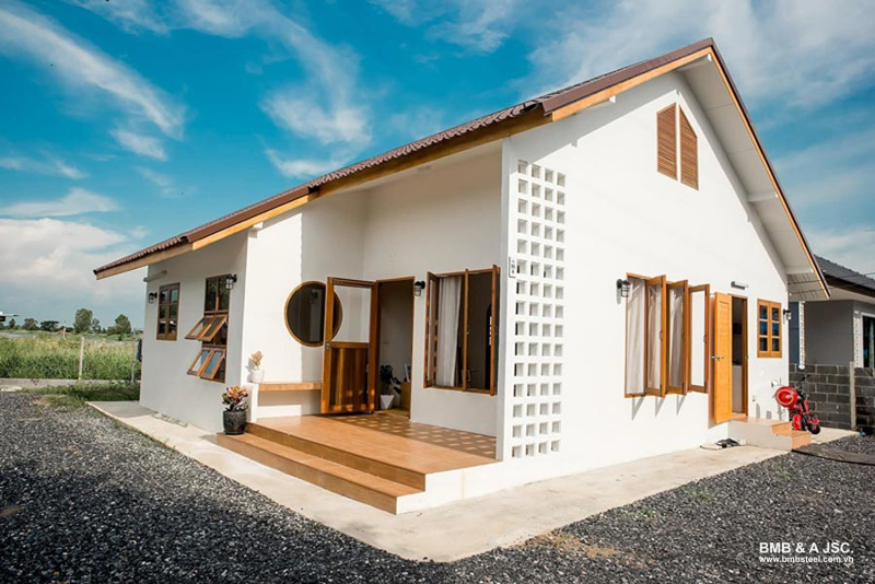 Nhà tiền chế cấp 4 phong cách Nhật mang lại sự tinh tế, thanh lịch