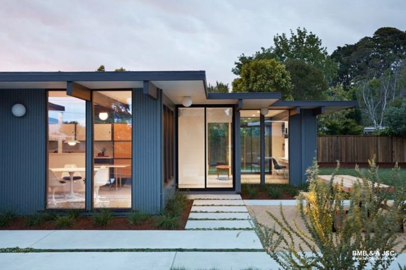 Modern, luxurious level 4 prefabricated house
