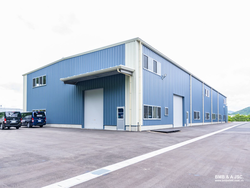 Spacious level 4 prefabricated factory