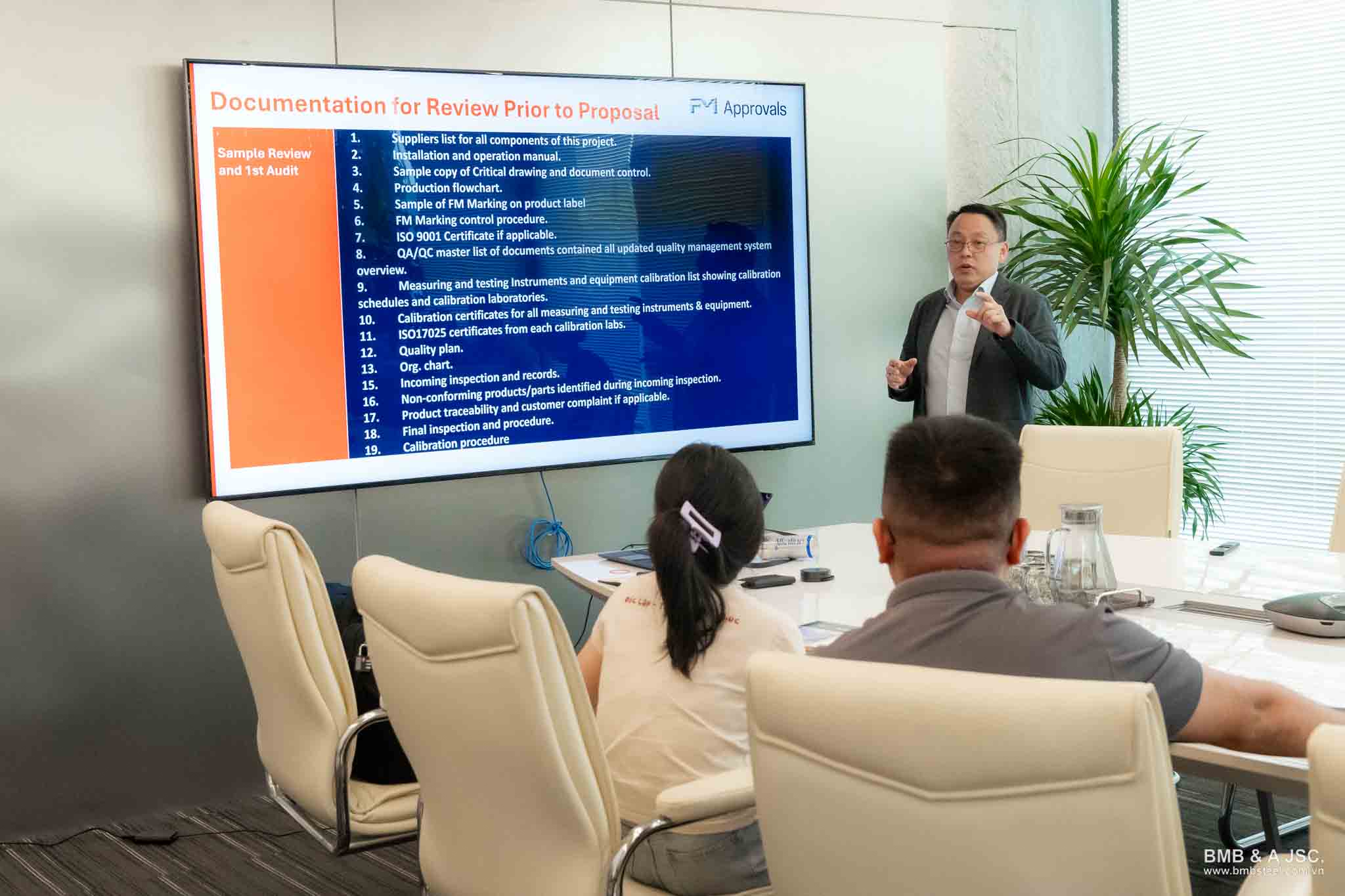 Updating International Standards with FM Approvals at BMB Steel