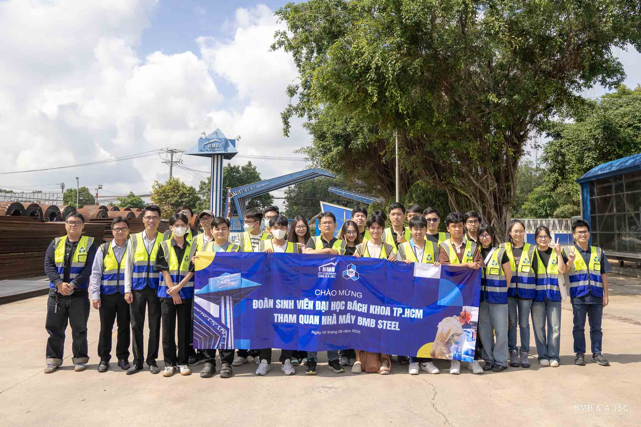 Factory Tour tại BMB Steel cùng sinh viên đại học TP.HCM