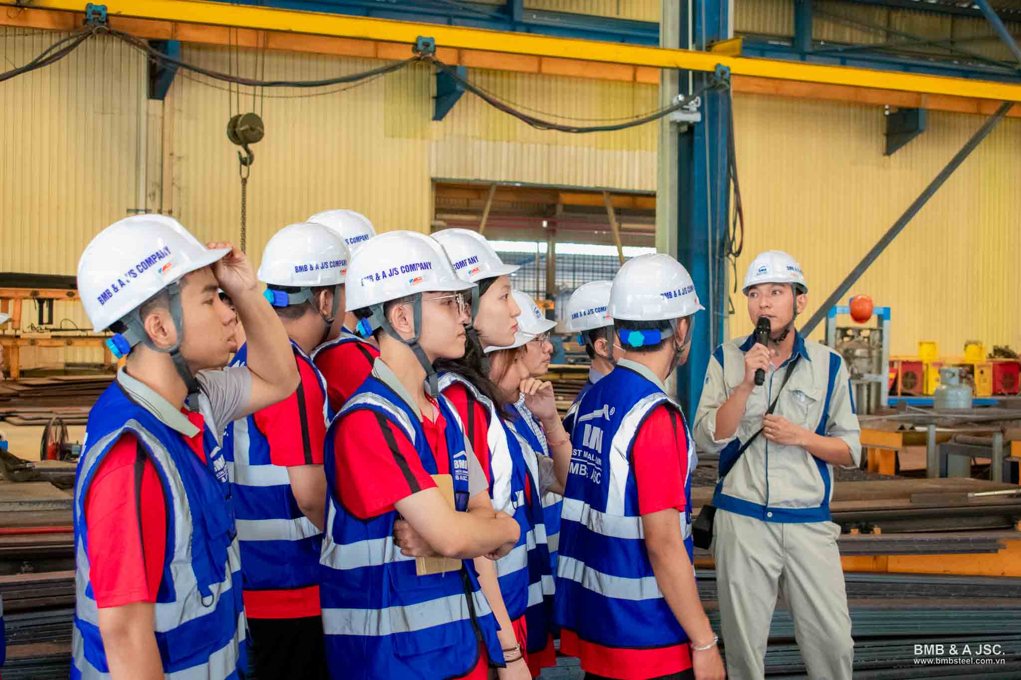 Factory Tour tại BMB Steel cùng sinh viên đại học TP.HCM