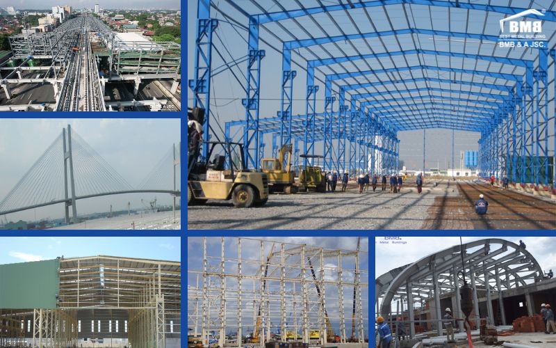 Các loại kết cấu thép chính, phổ biến