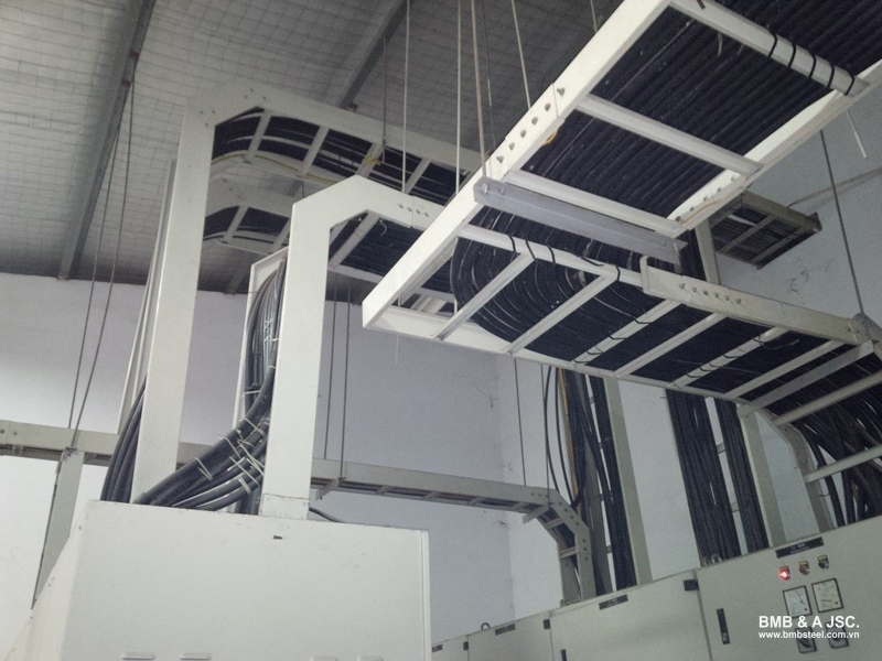 Hệ thống máng cáp và thang cáp đóng vai trò là 