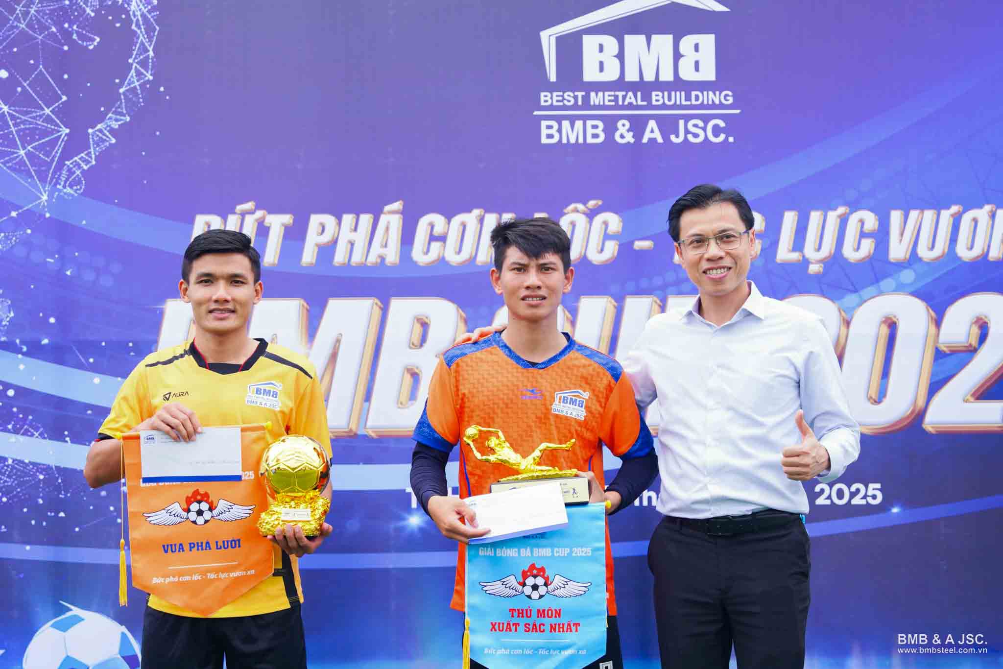 Giải bóng BMB CUP 2025: bùng nổ cảm xúc – Lan tỏa tinh thần thép