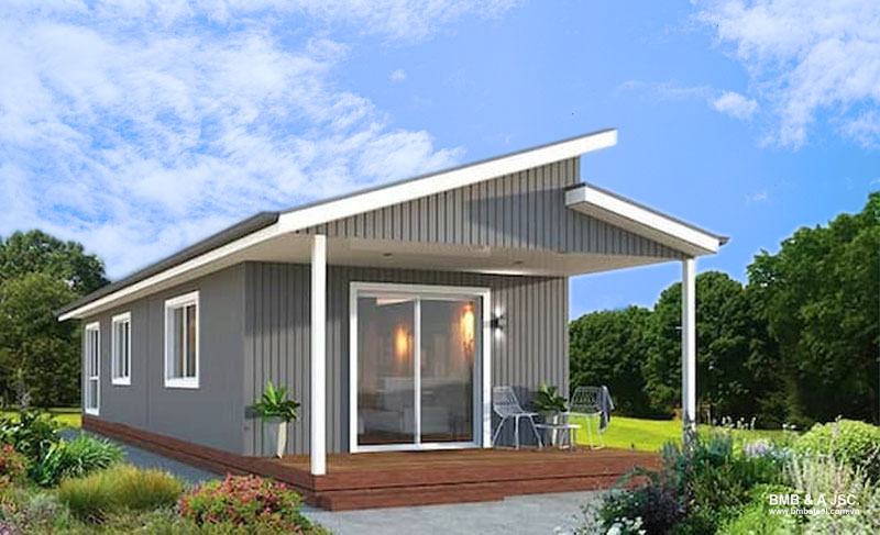 Simple level-4 metal sheet pre-engineered building design
