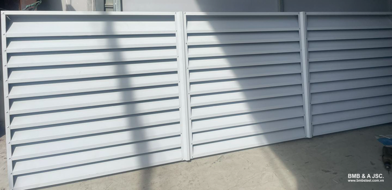 Mga steel louver na may mataas na lakas, tibay