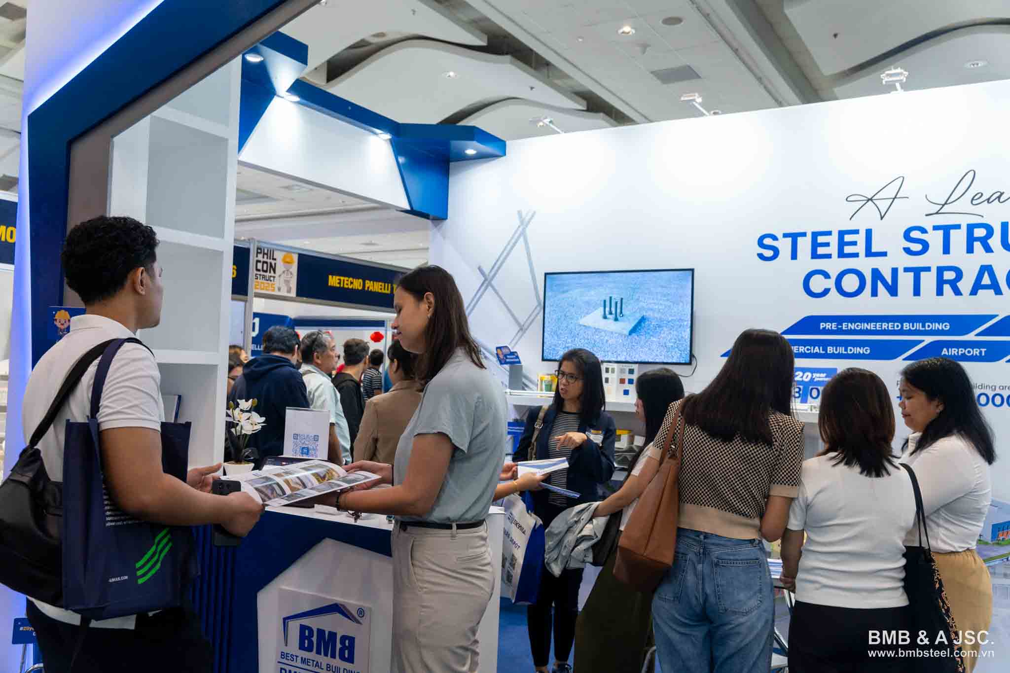 BMB Steel이 필콘스트럭트 마닐라 2025에 참가